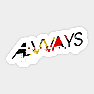 vintage typo Alvvays Sticker